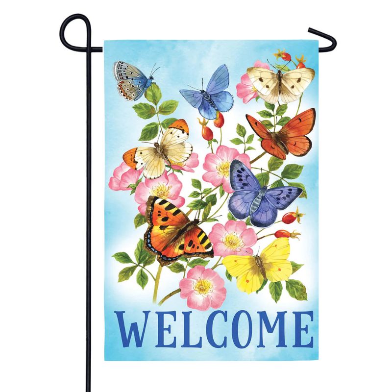 Butterfly's Fly Together Garden Flag
